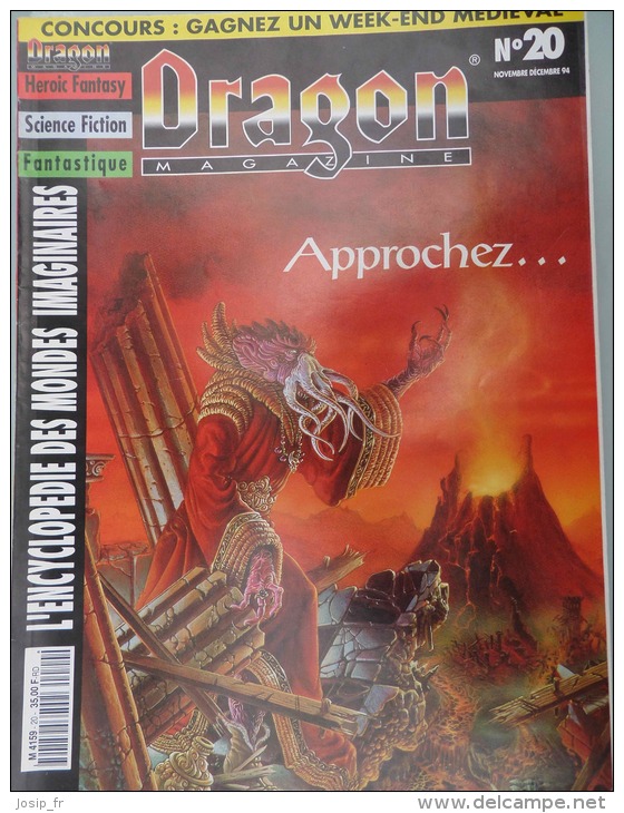 Revue DRAGON Mag. 20 (11/1994) ILLITHIDS-INSMOUTH-VOLEURS- - Rollenspel