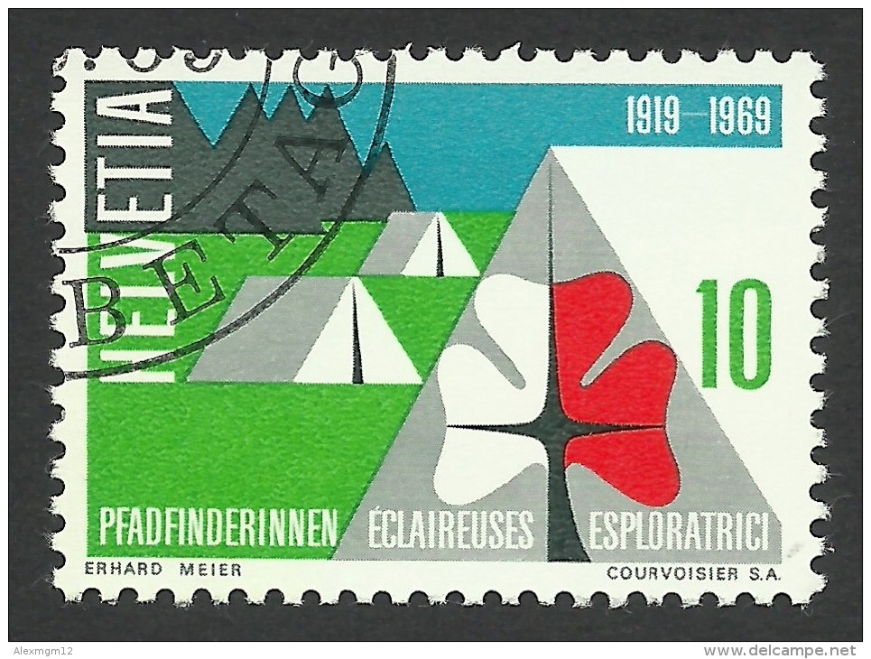 Switzerland, 10 C. 1969, Sc # 495, Mi # 895, Used - Used Stamps