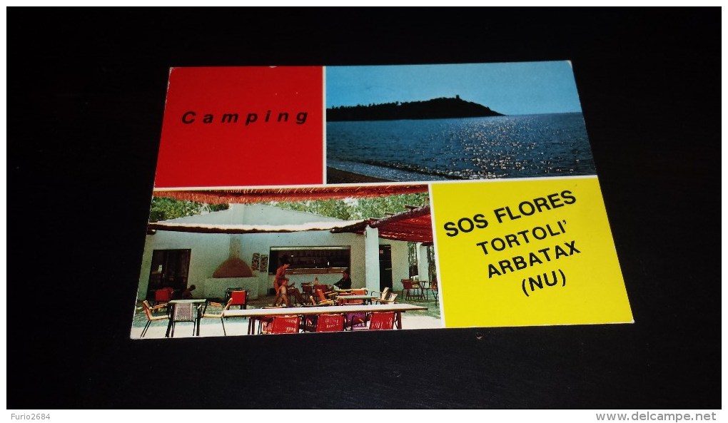 C-10479 CARTOLINA TORTOLI ARBATAX (NU) - CAMPING SOS FLORES - VARIE VEDUTE - Nuoro