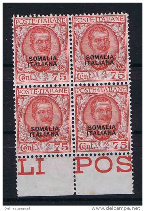 Italiana Somalia: 1926  Sa 98  , Mi. 99, MNH/**, Sheetmargin, Cat Value Sa  &euro; 1600 +++ - Somalia