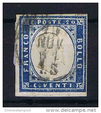 Italy Sardinia: 1855 Sa 15, Mi. 12 Used Obl. - Sardegna