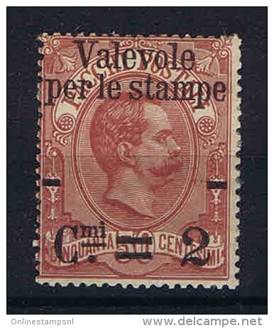 Italy : 1890 Sa 52, Mi. 63 MH/* - Ungebraucht