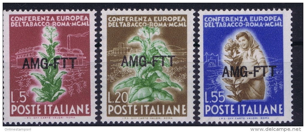 Italy AMG FTT, Sa 84 - 86 , Mi 115-117 MNH/** - Ongebruikt