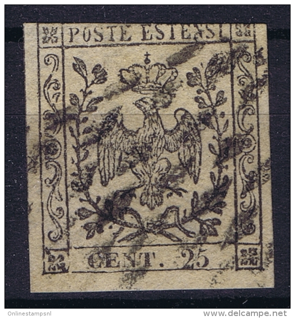 Italy  Modena 1852 Sa 4, Mi. 4 - II Used, - Modène