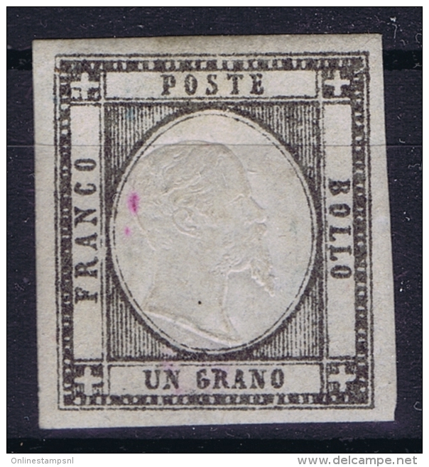 Italy  Napoli 1861 Sa  19 , Mi. 3 MH/*,    Signed/ Signé/signiert/ Approvato - Naples