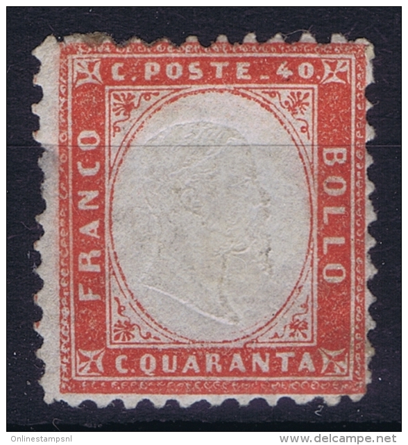 Italy  1862  Sa  3 , Mi 11 MH/* - Neufs