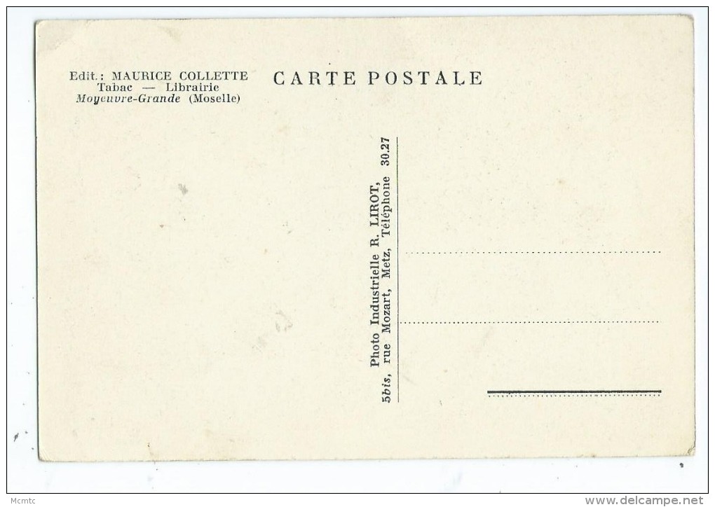 CPA - Moyeuvre-Grande -  Nouveau Pont - Autres & Non Classés