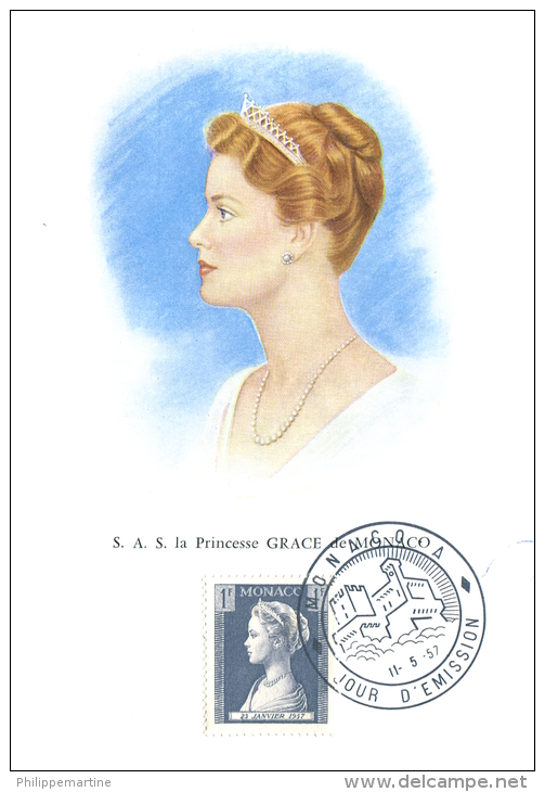 Carte Maximum S.A.S. La Princesse Grace De Monaco - Cartas Máxima