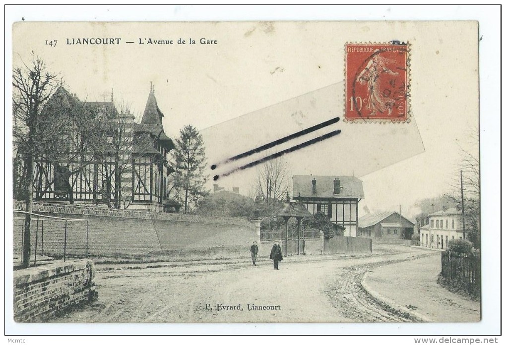 CPA - Liancourt - L' Avenue De La Gare - Liancourt