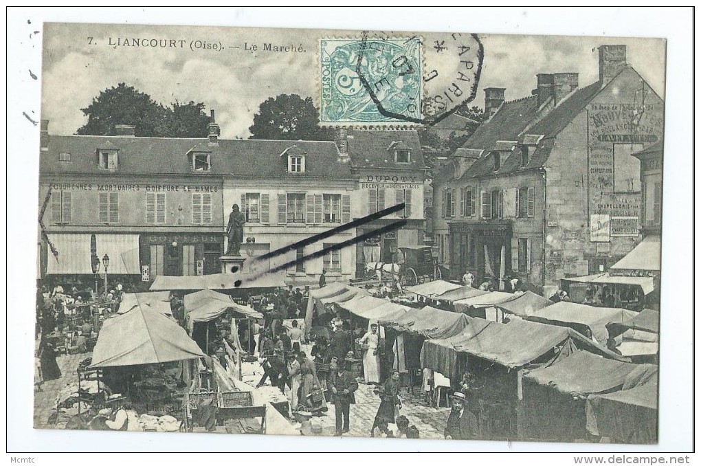 CPA - Liancourt -  Le Marché - Liancourt