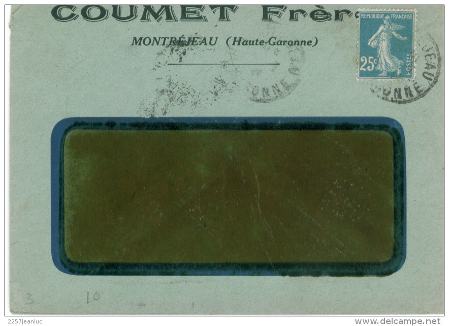 Pub Sur Lettres De 1924 Coumet Frères à Montréjeau - Publicités