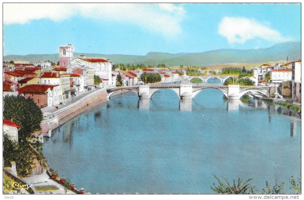 Romans-sur-Isère - Vue De La Basse Ville - St Barnard - Carte CIM, Dentelée, Colorisée, Non Circulée - Romans Sur Isere