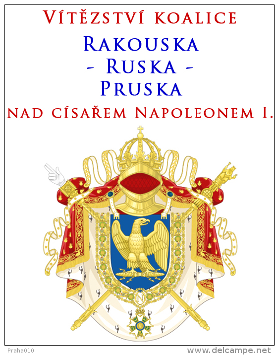 Czech Republic / Special commemorative souvenir sheets (2013) Napoleon - 200 anniversary of the Battle of Kulm (4 pcs.)