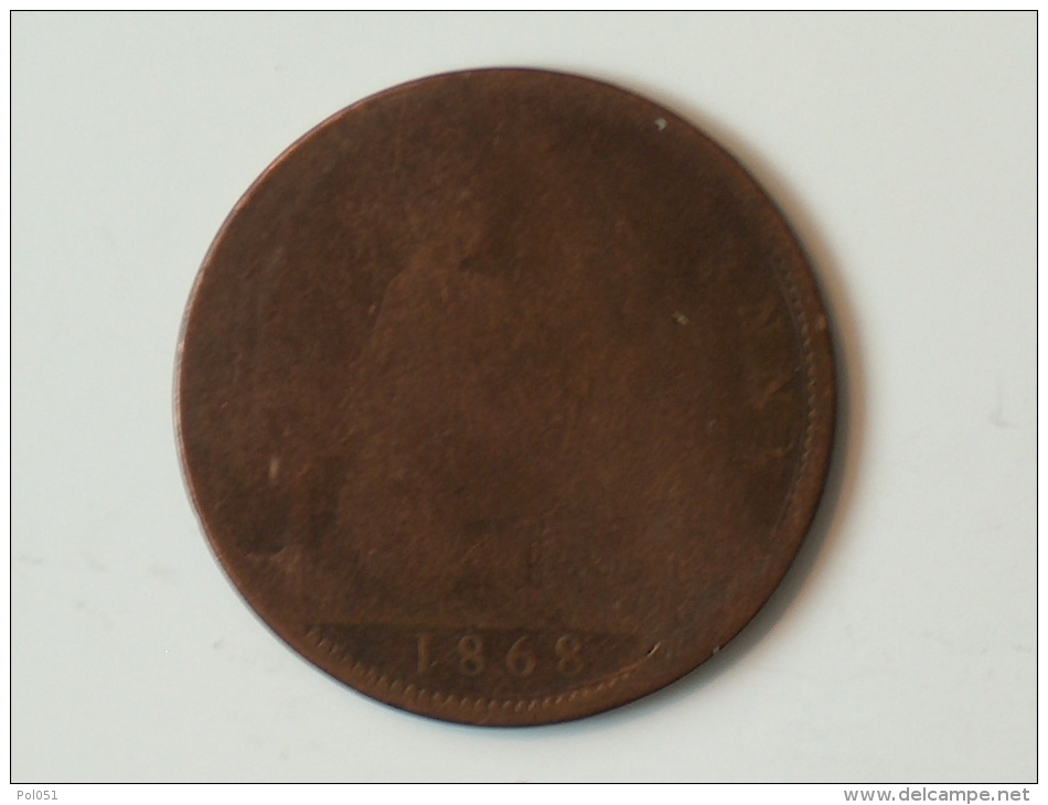 Grande-Bretagne 1 Penny 1868 - D. 1 Penny