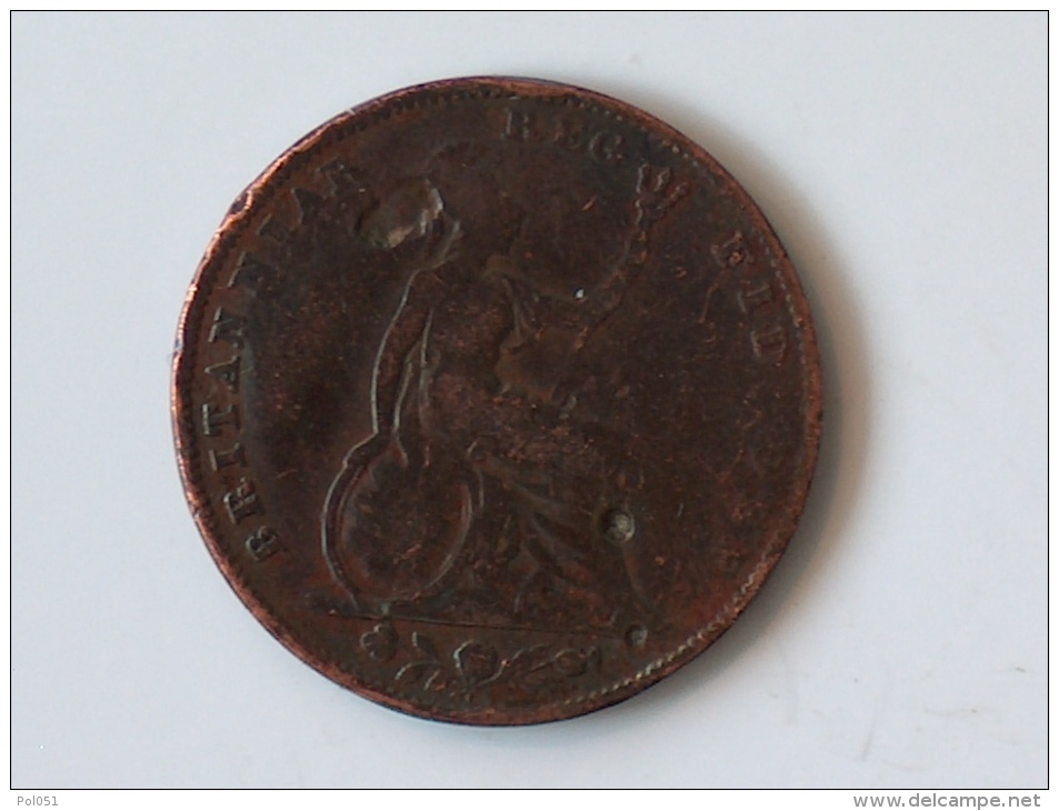 Grande-Bretagne 1 Farthing 1843 - B. 1 Farthing