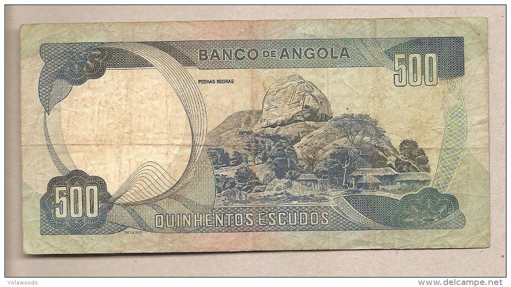 Angola - Banconota Circolata Da 500 Scudi - 1972 - Angola