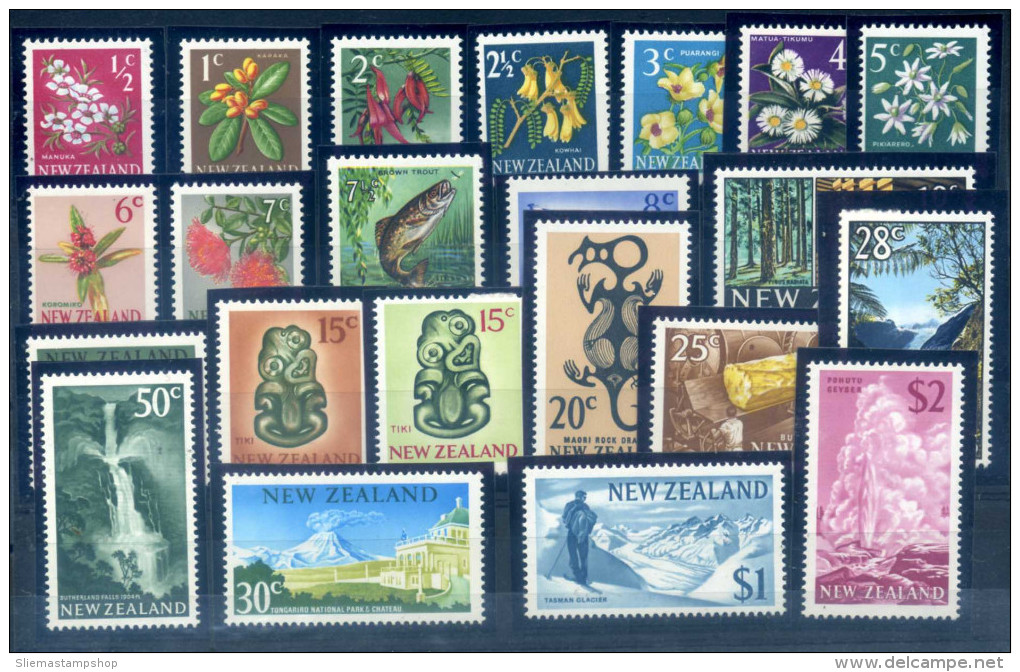 NEW ZEALAND - 1967 DEFINITIVES - Nuevos