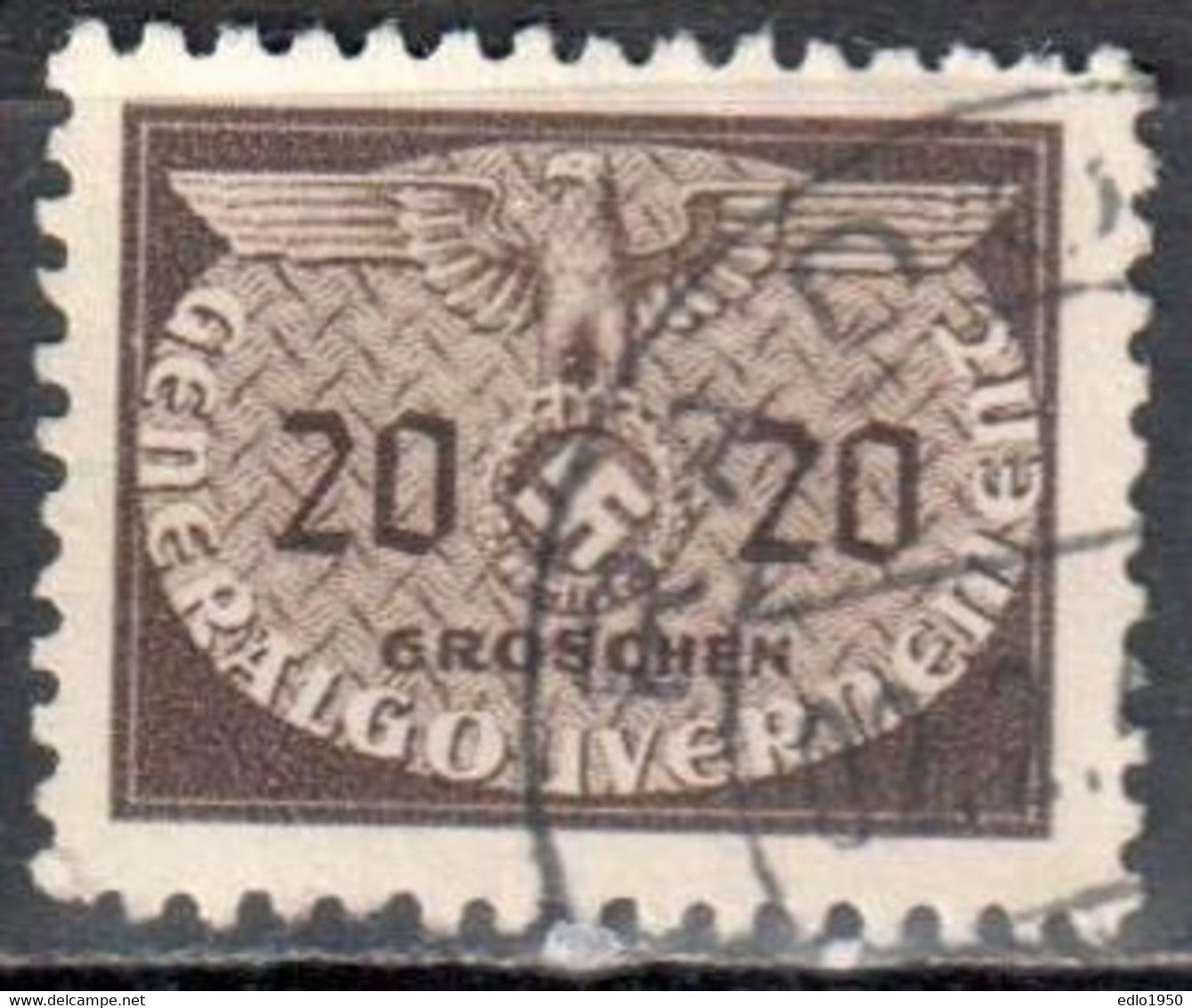 Poland - Generalgouvernement 1940 Official - Dienstmarke - Mi.D 20  Gestempelt /used - General Government