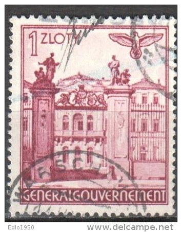 Poland - Generalgouvernement - 1940 Mi 51  Gestempelt /used - General Government