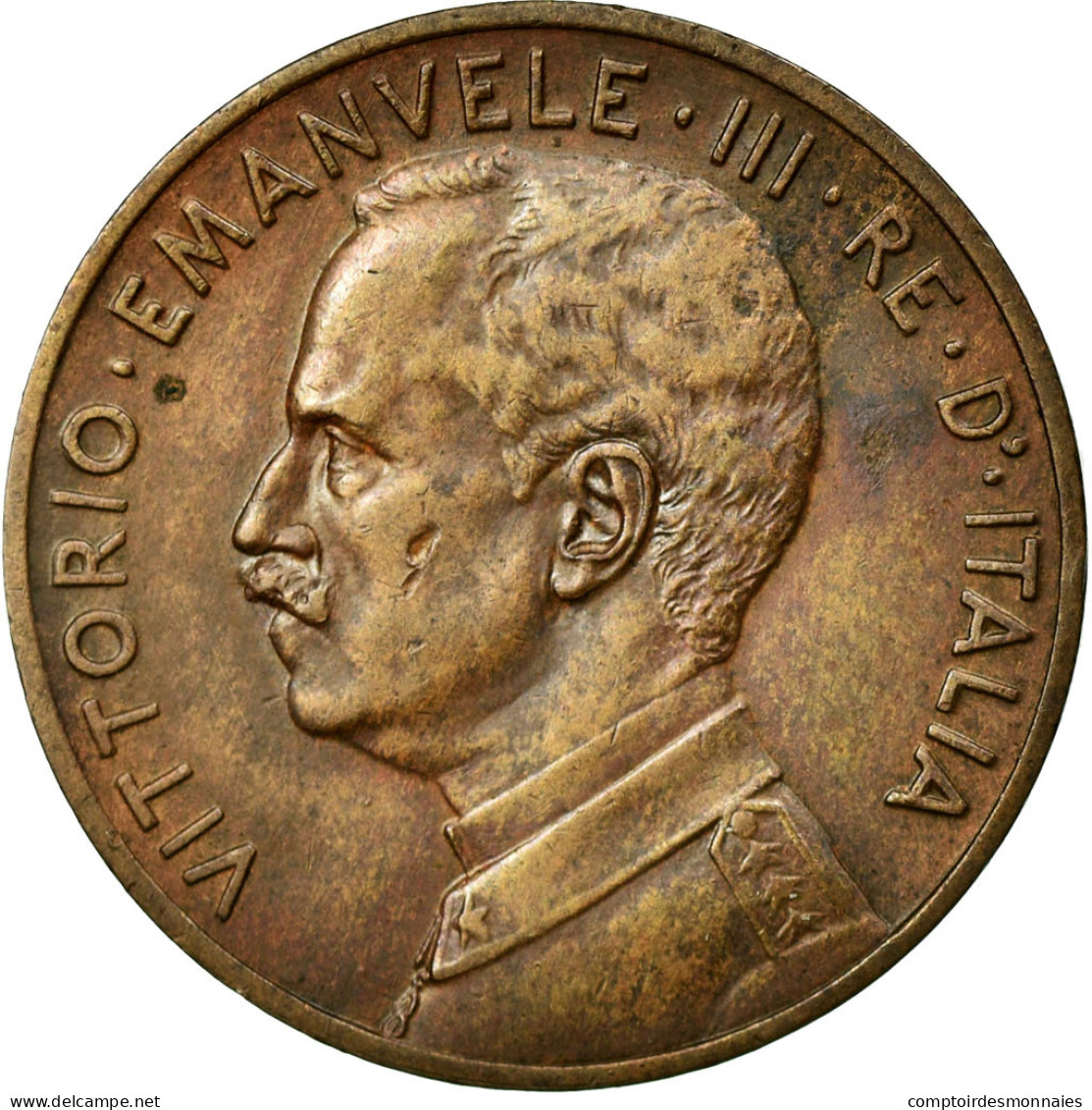 Monnaie, Italie, Vittorio Emanuele III, 5 Centesimi, 1913, Rome, TTB+, Bronze - 1900-1946 : Vittorio Emanuele III & Umberto II