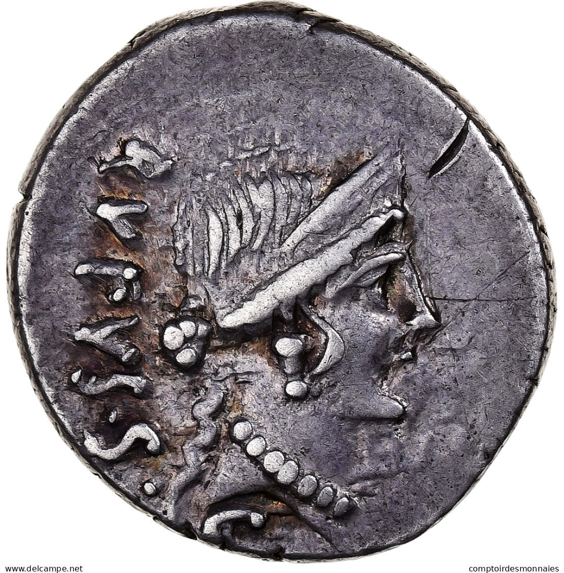 Cordia, Denier, 46 BC, Rome, Argent, TTB+, Crawford:463/3 - Republic (280 BC To 27 BC)