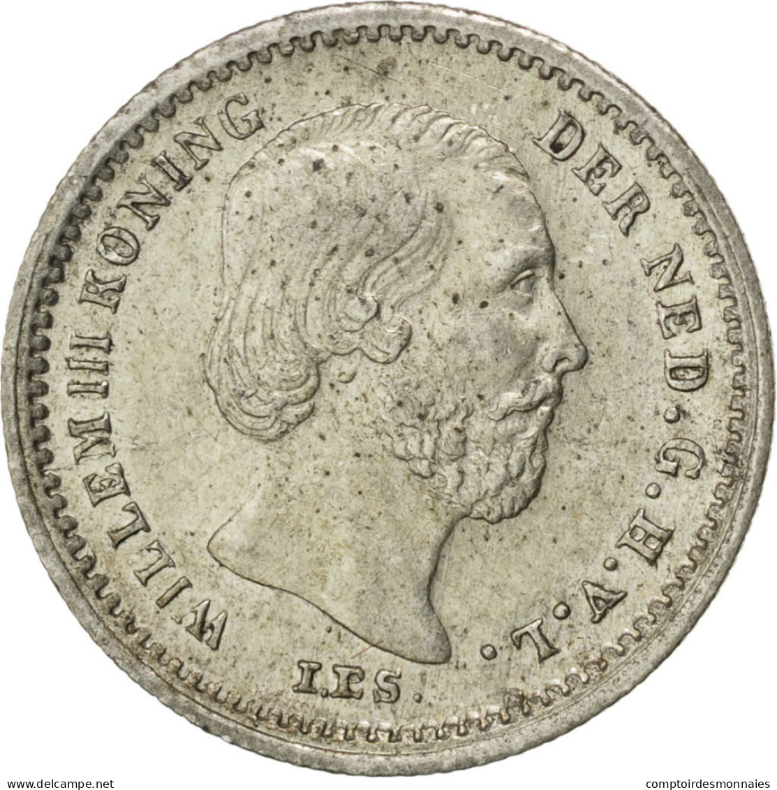 Monnaie, Pays-Bas, William III, 5 Cents, 1879, SUP, Argent, KM:91 - 1849-1890 : Willem III