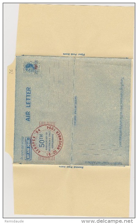 AUSTRALIE - AEROGRAMME - Interi Postali