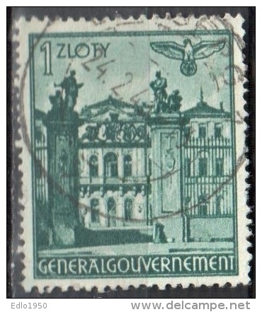 Poland - Generalgouvernement - 1941 Mi 70 Gestempelt /used - General Government