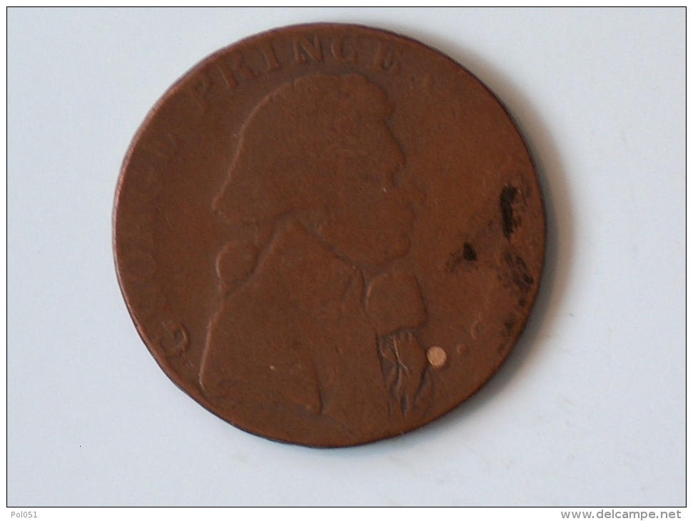 Grande-Bretagne Half Penny 1794 Middlesex George Prince Of Wales - Colonias