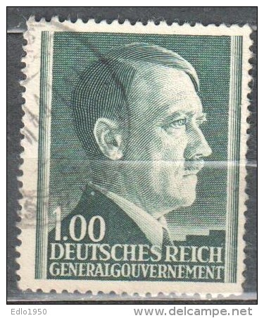 Poland - Generalgouvernement - 1944 Mi 86 B Perf.14:14¼  Gestempelt /used - General Government