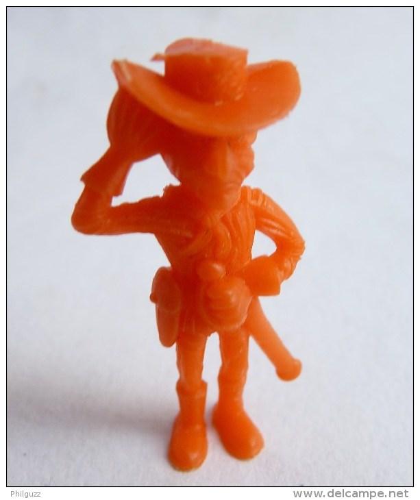 RARE FIGURINE PUBLICITAIRE DUNKIN ESPAGNOLE LUCKY LUKE 13 Monochrome Orange - Pas Wiko Boomer - Autres & Non Classés