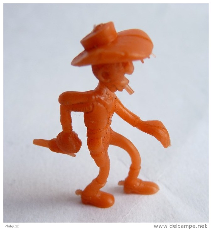 RARE FIGURINE PUBLICITAIRE DUNKIN ESPAGNOLE LUCKY LUKE 18 Monochrome Orange - Pas Wiko Boomer - Autres & Non Classés