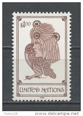 Nations Unies New York 1994 N° 658 ** Neuf = MNH  Superbe Cote 2,35 &euro; Enfant Vitrail Faune Oiseaux Birds Fauna Anim - Ungebraucht