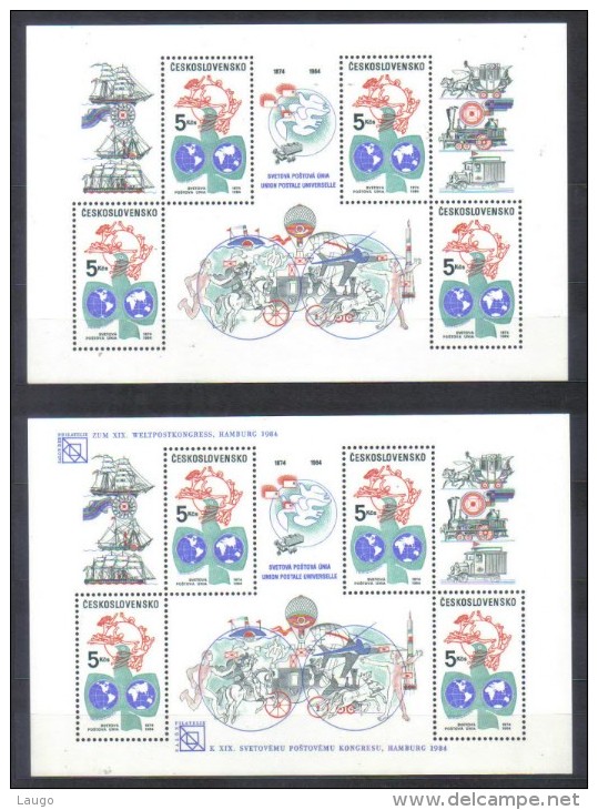 Czechoslovakia Complete Yearset  Single Stamps , Sets + 5 Sheets 1984 MNH  Cat  135 Eu - Full Years