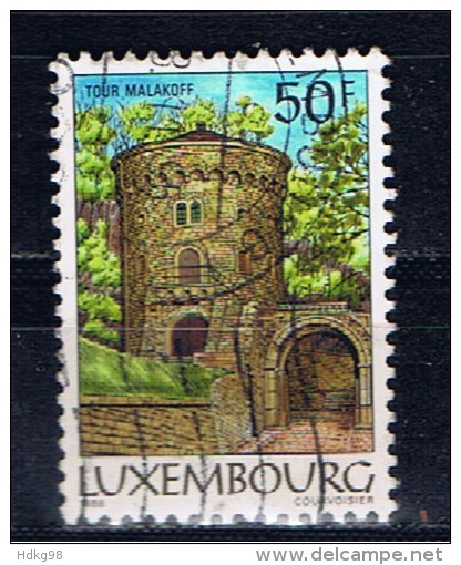 L+ Luxemburg 1986 Mi 1153 1155 Thungen, Malakoff-Turm - Gebraucht