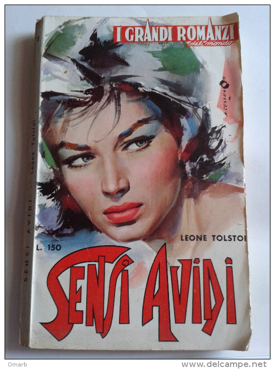 Lib271 Sensi Avidi, Leone Tolstoi, I Grandi Romanzi Del Mondo, GEI Edizioni Internazionali, 1964 N.9 - Famous Authors