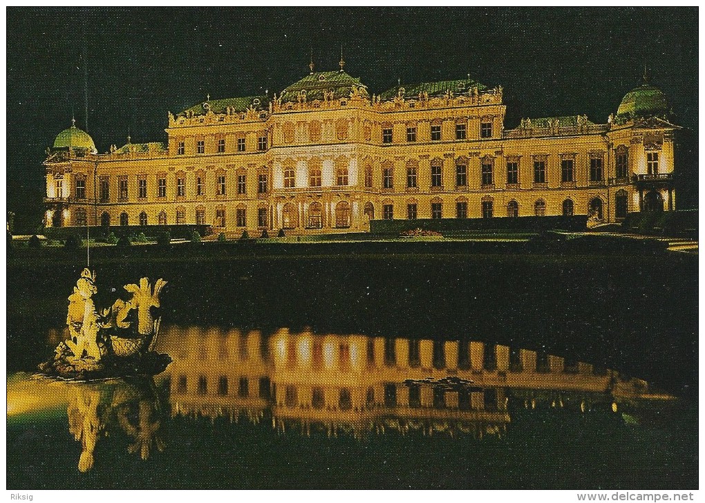 Belvedere Castle     Vienna   Sent To Denmark   # 0985 - Belvedere