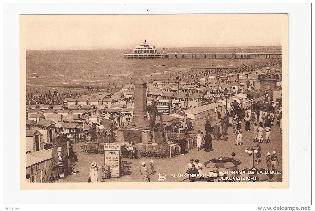 Blankenberghe Panorama Dijkoverzicht - Blankenberge