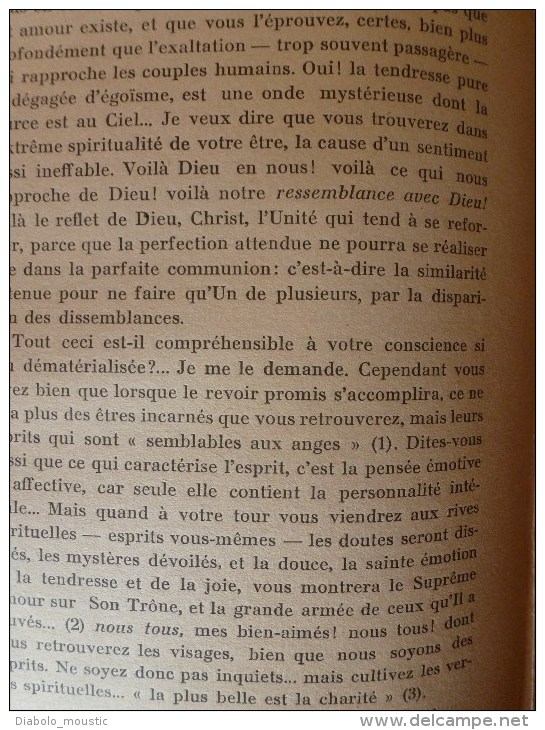 1929 Edition originale : LETTRES de PIERRE (une écriture automatique transmise par l'au-de-là) révélée authentique