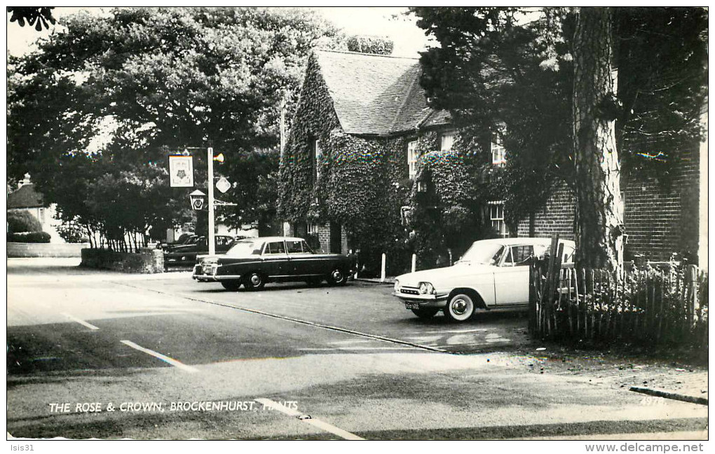 Royaume-Uni - Angleterre - Hampshire - The Rose & Crown , Brockenhurst Hants - Voitures - Automobile - état - Autres & Non Classés