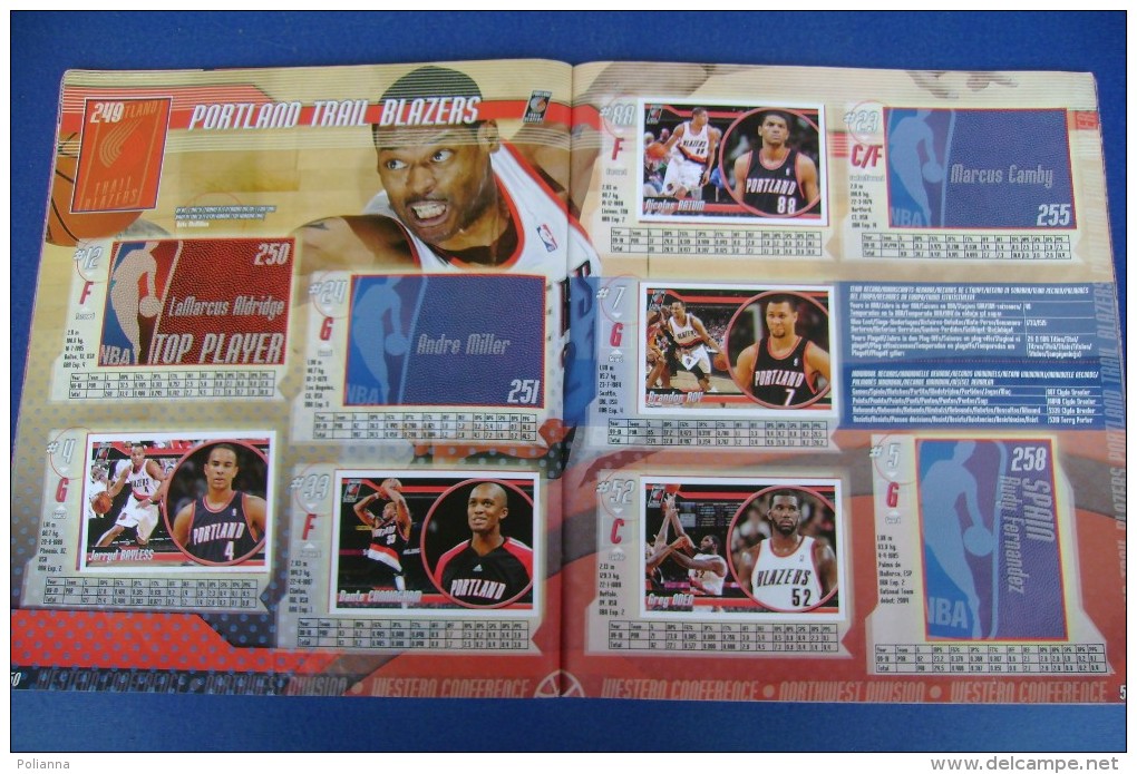 PFZ/35 Album Figurine NBA 2010-11 Ed.Panini STICKERS - BASKET STICKER ALBUM - Autres & Non Classés