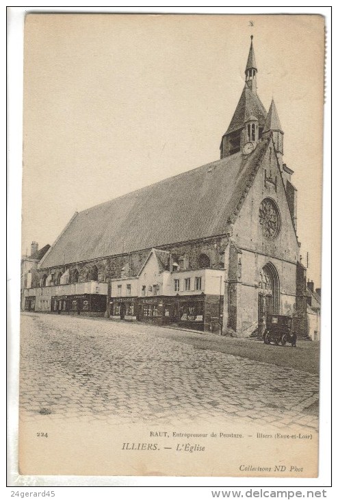 CPA ILLIERS COMBRAY (Eure Et Loir) - L'église - Illiers-Combray