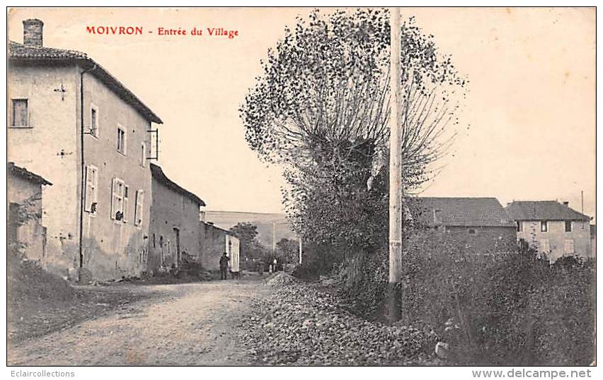 Moivron   54  Entée Du Village  (petit Grattage A Gauche De La Légende) - Sonstige & Ohne Zuordnung