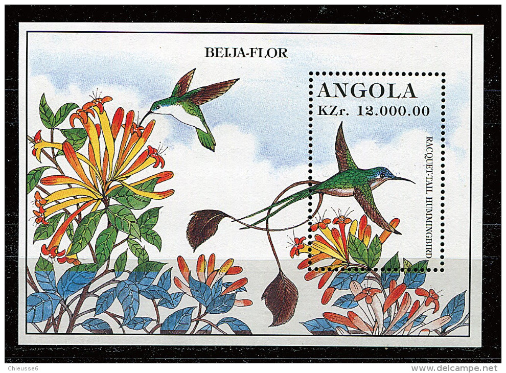 Angola ** Bloc N° 26 - Oiseaux - Angola