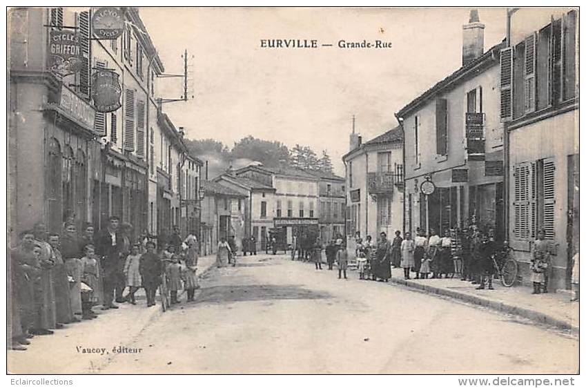 Eurville   52   Grande Rue  Enseigne De Cycles Griffon-Clément-Alcyon - Otros & Sin Clasificación