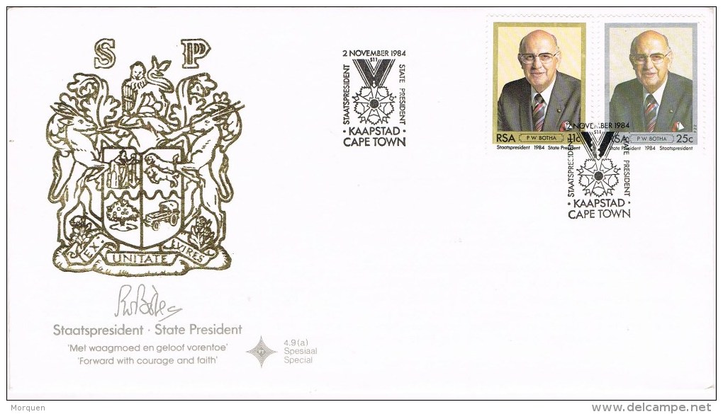 9886. Carta CAPE TOWN, KAAPSTAD (south Africa) 1984 - Cartas & Documentos