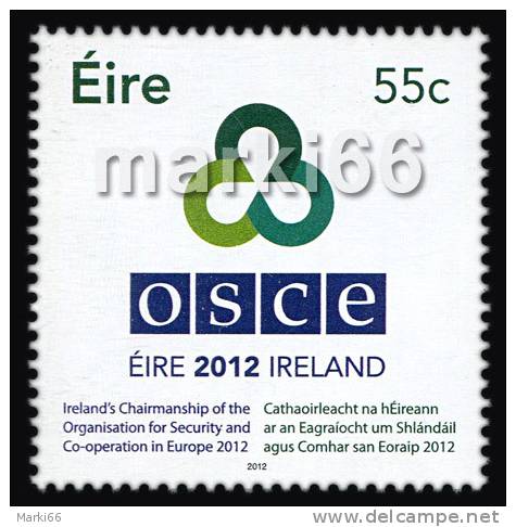 Ireland - 2012 - Ireland Chairmanship Of The Organization For Security & Co-operation In Europe - Mint Stamp - Nuovi