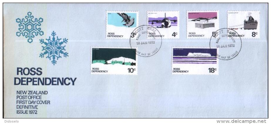 1972  Definitive Stamps FDC - FDC