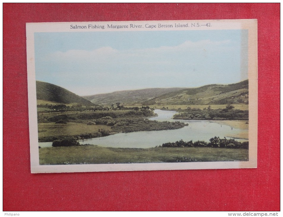 Canada > Nova Scotia> Cape Breton   Salmon Fishing Margaree River ---ref 1428 - Cape Breton