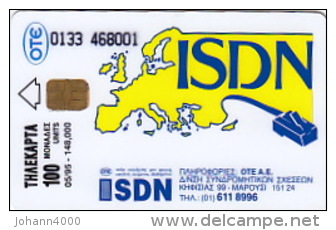 Telefonkarte Griechenland  Chip OTE   Nr.131   1995  0133  Aufl.  148.000 St. Geb. Kartennummer   468001 - Griechenland